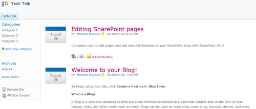 Contributing to a blog