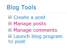 Managing blog posts and comments