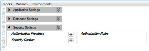 Adding initial security settings