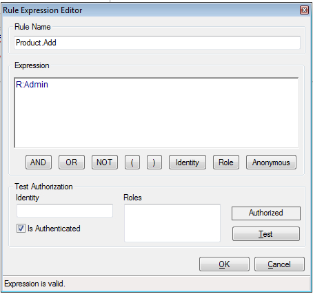 Authorizing using Authorization Rule Provider