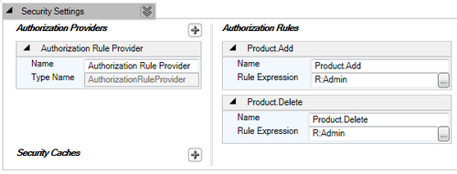 Authorizing using Authorization Rule Provider