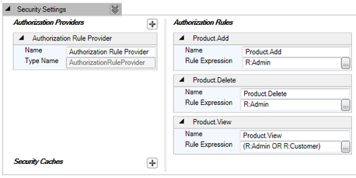 Authorizing using Authorization Rule Provider