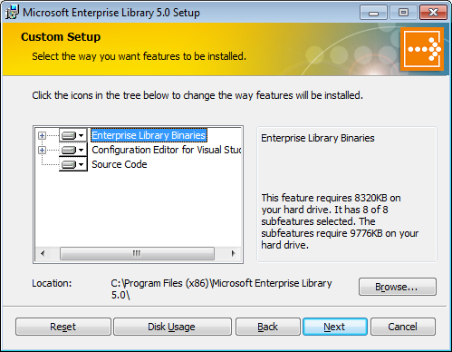 Source Code of Enterprise Library