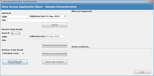 Developing an application