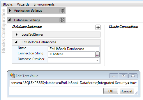 Adding Data Access Settings