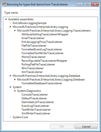 Configuring System Diagnostics Trace Listener