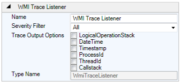 Configuring WMI Trace Listener