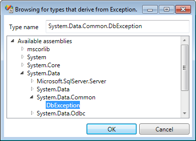 Configuring a Wrap exception handler