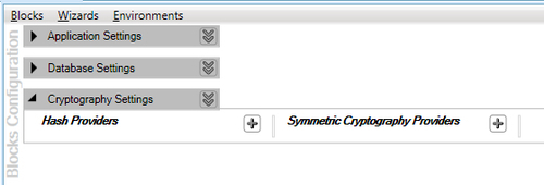 Adding initial cryptography settings