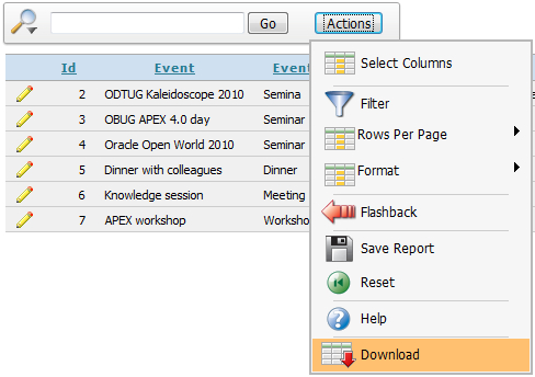 How it works...CSV (Comma Separated Value)exporting to