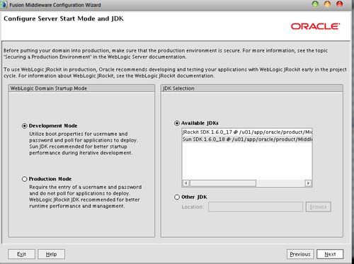 Creating and configuring a domain