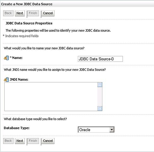 Creating a Data Source with the Administration Console