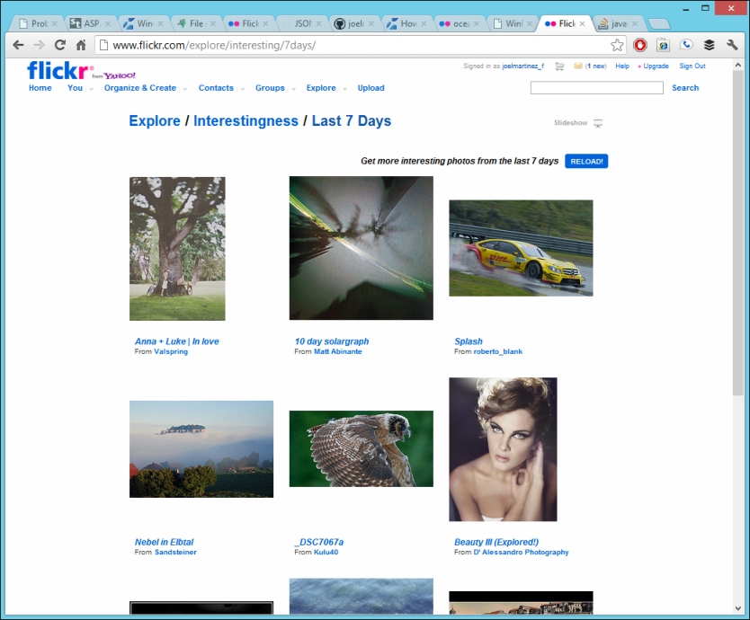 Making a Flickr browser