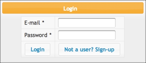 Creating the login form