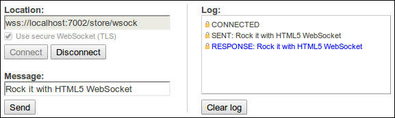 Using an encrypted connection