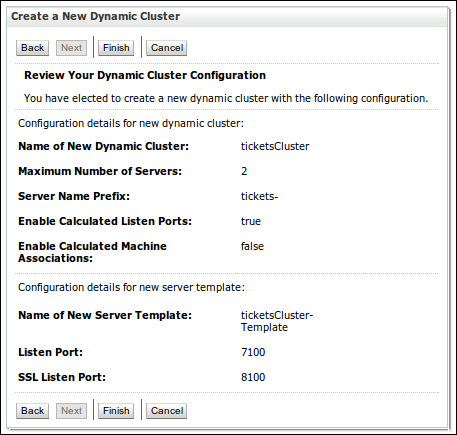 Creating a dynamic cluster