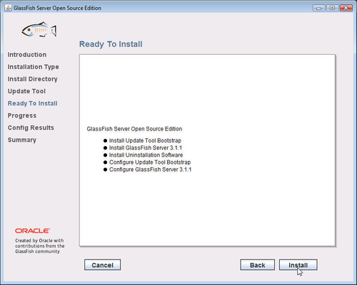 Installing the Oracle GlassFish Server