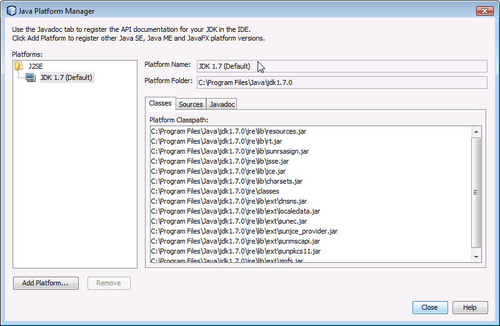 Creating a NetBeans project