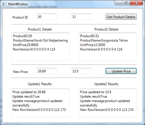 Testing the sequential calls to the WCF service