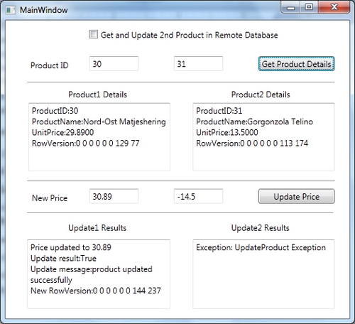 Testing distributed transaction support with one database