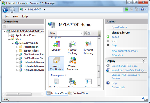 Configuring the HTTPS protocol