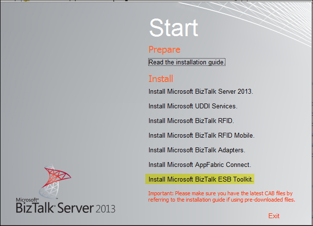 Installing the ESB Toolkit 2.2