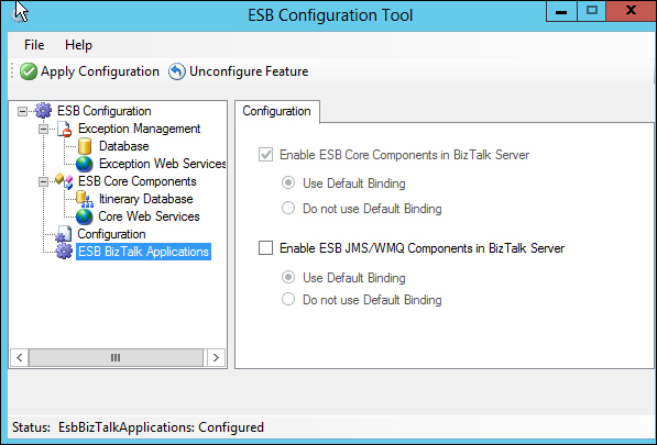 Confguring our ESB BizTalk Applications