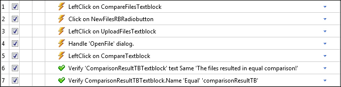 Inserting a verification step