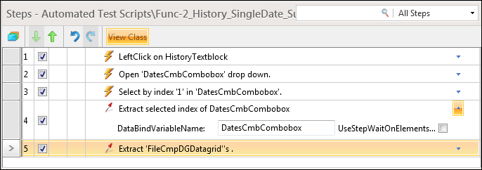 Extracting values to variables