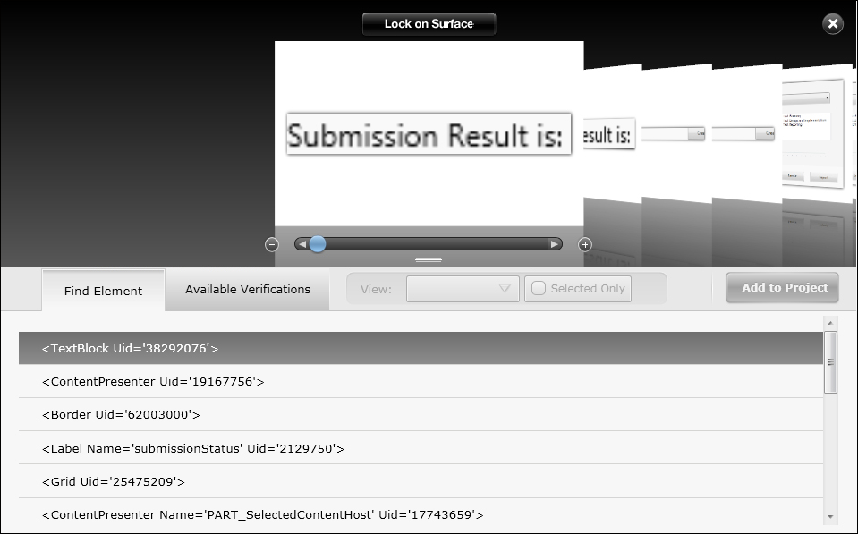 3D Viewer Element Adding and Verification