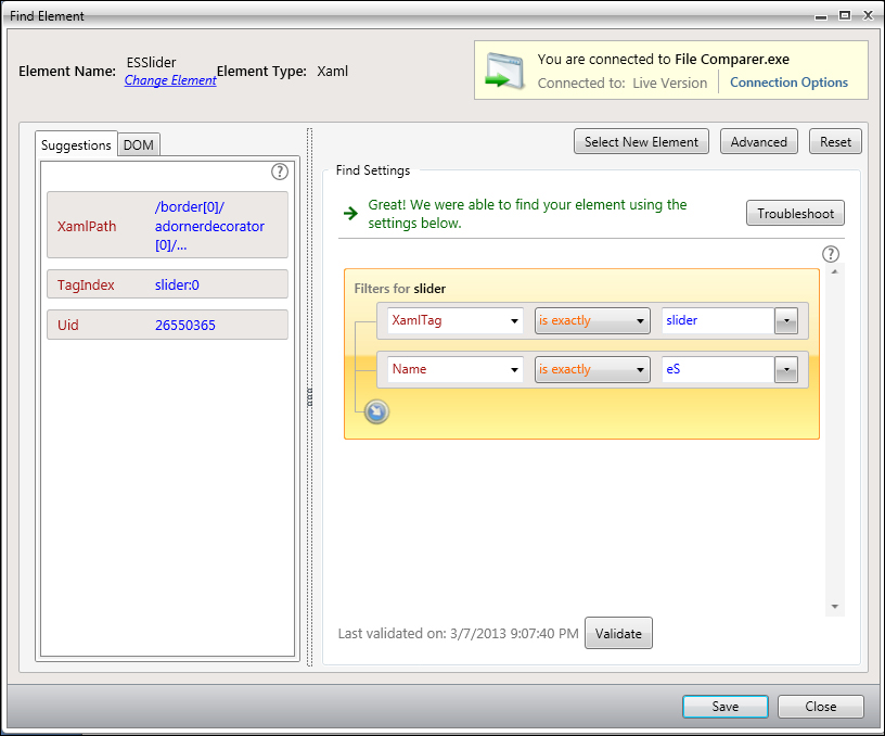 Finding locators