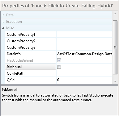 Transitioning to automated tests