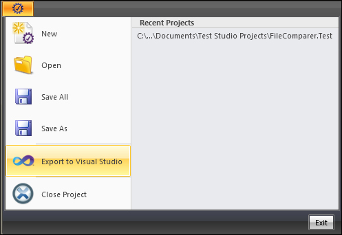 Integration with Visual Studio