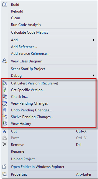 Integration with Visual Studio