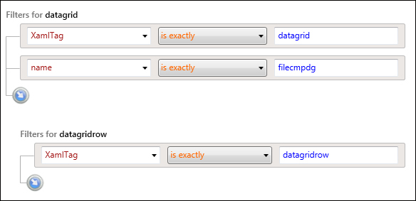 Parameterizing the find element's expressions