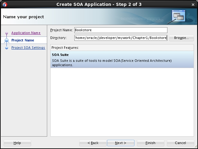 Time for action – creating the SOA composite application