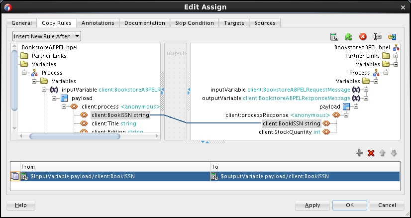 Time for action – implementing the BPEL process