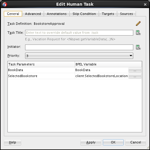 Time for action – invoking a human task from the BPEL process