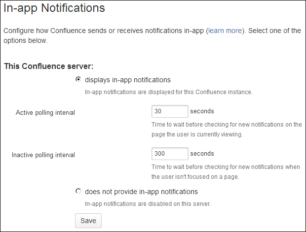 Enabling workbox notifications