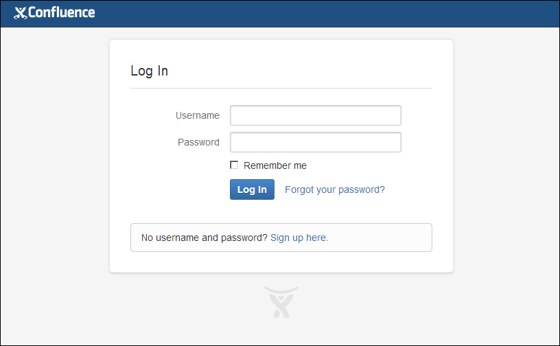 Resetting the password