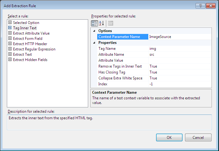 Extraction rules