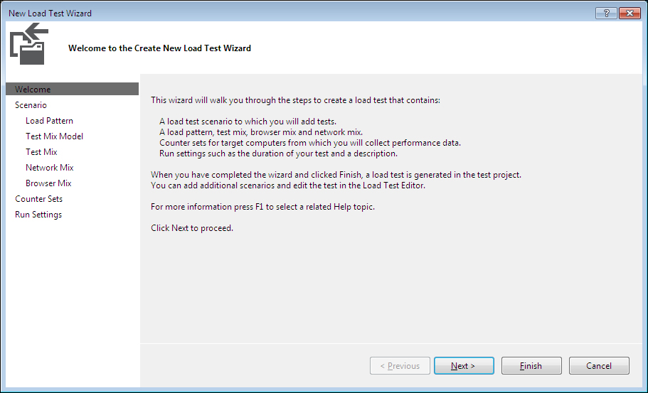 Load Test Wizard