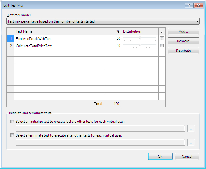 Editing Load Tests