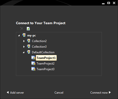 Connecting to Team Project