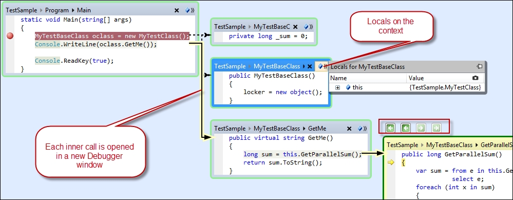 Working with Debugger Canvas