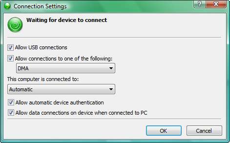 Connecting the Windows Mobile emulator to ActiveSync