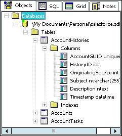 Browsing the SQL Server CE database with Query Analyzer