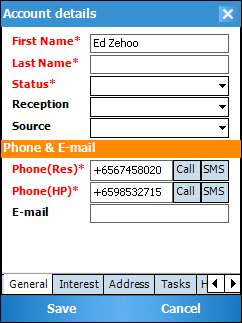 Handling outgoing SMS messages and phone calls