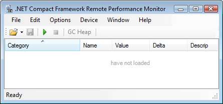 Using the Remote Performance Monitor tool to view application statistics in real time