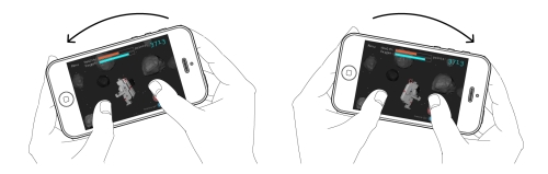 Turning space orientation into controls